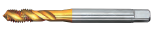Метчик спиральный для гл/отв М2,5 6H с покрытием TiN HSSE DIN371 тип 6800 RRTools