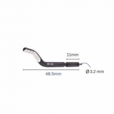 Лезвие для фаскоснимателя d.3,2мм MС-20 HSS Multi-Cutting CP GRATEX 22200