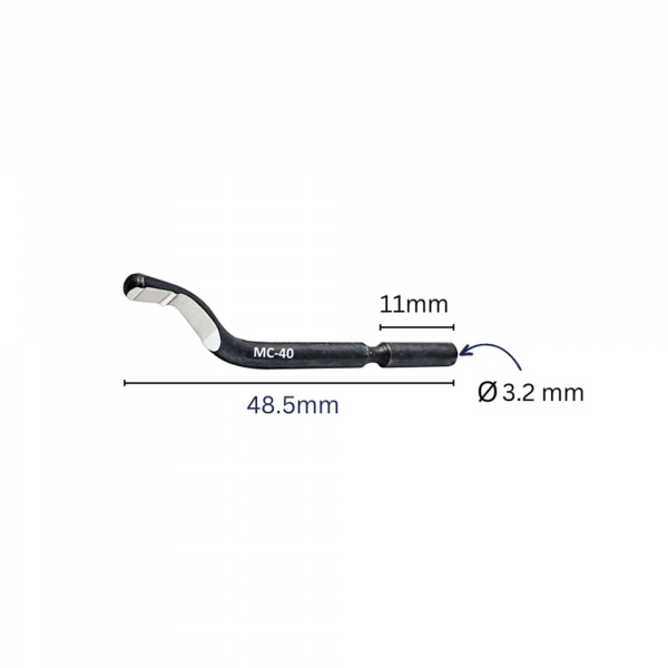 Лезвие для фаскоснимателя d.3,2мм MС-40 HSS Multi-Cutting CP GRATEX 22400