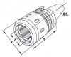 Силовой фрезерный патрон BT40 SMC32/32 A=90 MAS 403 BT (JIS B 6339)