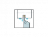Державка MGEHR2525-6 для обработки канавок и отрезки